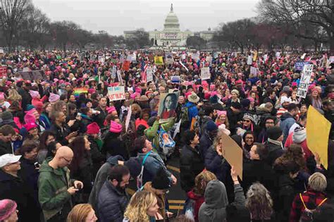  2017 Women’s March on Washington: An Ocean of Pink Hats and a Tide of Change